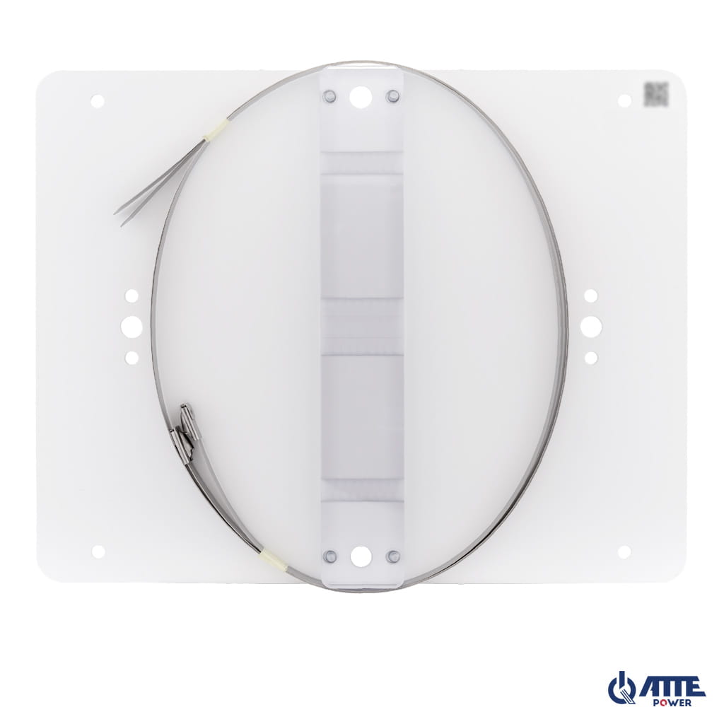 [ADD-PMAL] ATTE - Adaptateur poteau pour coffrets format L – collier Ø 300 mm