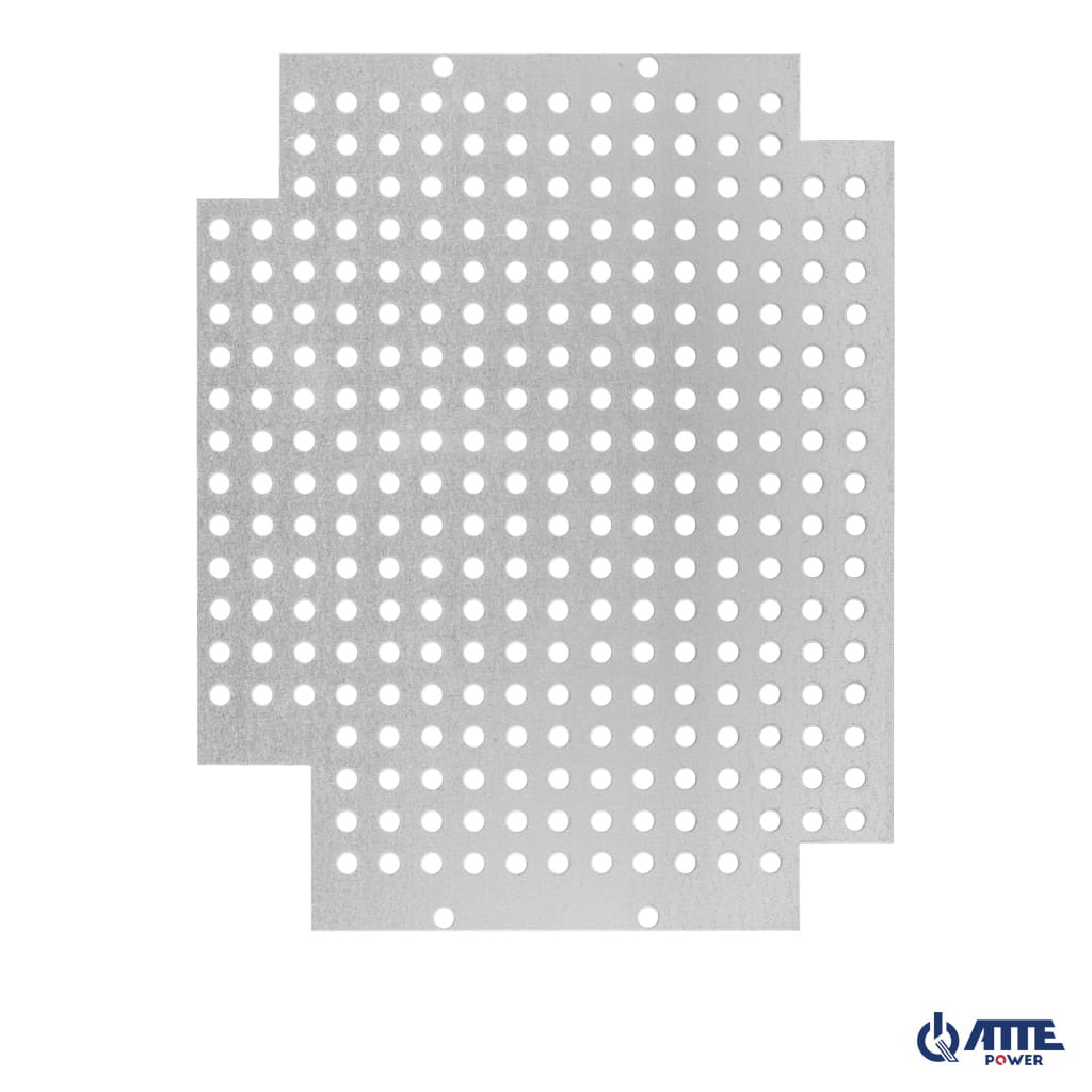 [ADD-MPL] ATTE - Plaque de montage perforée 225 × 178 mm – format L