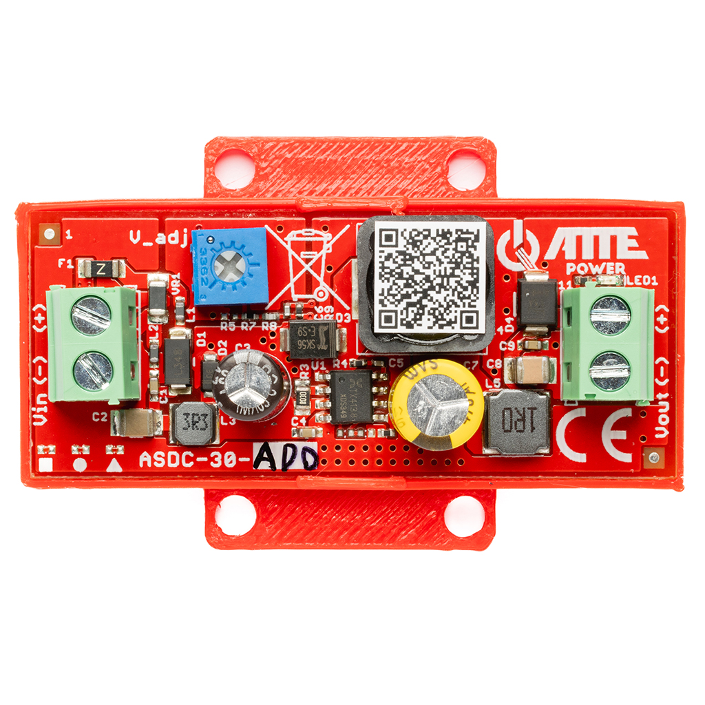 [ASDC-30-AD0-OF] ATTE - Convertisseur DC/DC abaisseur réglable 3,3 à 12 V – 30 W