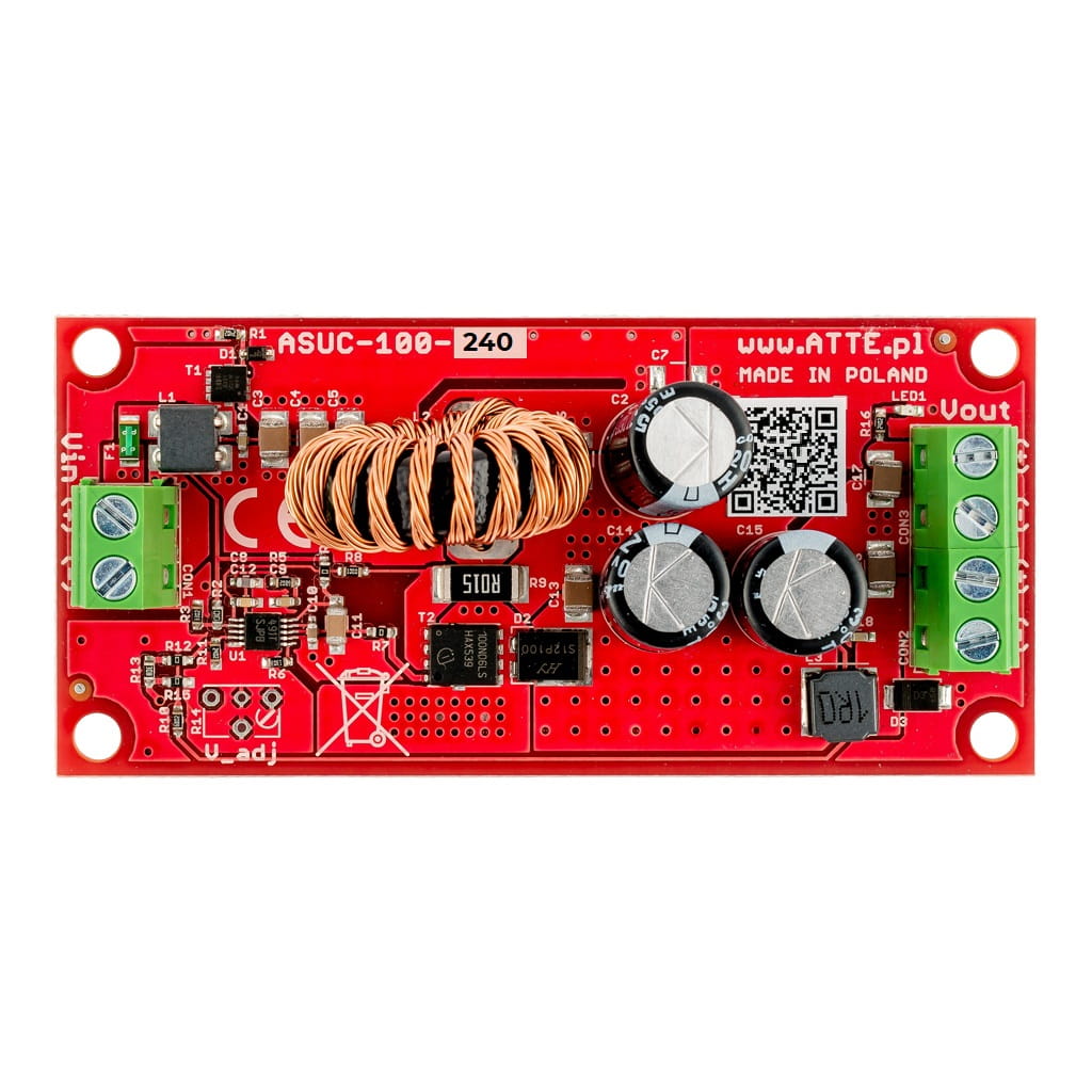 [ASUC-100-240-OF] ATTE - Convertisseur DC/DC élévateur 24 V – 100 W
