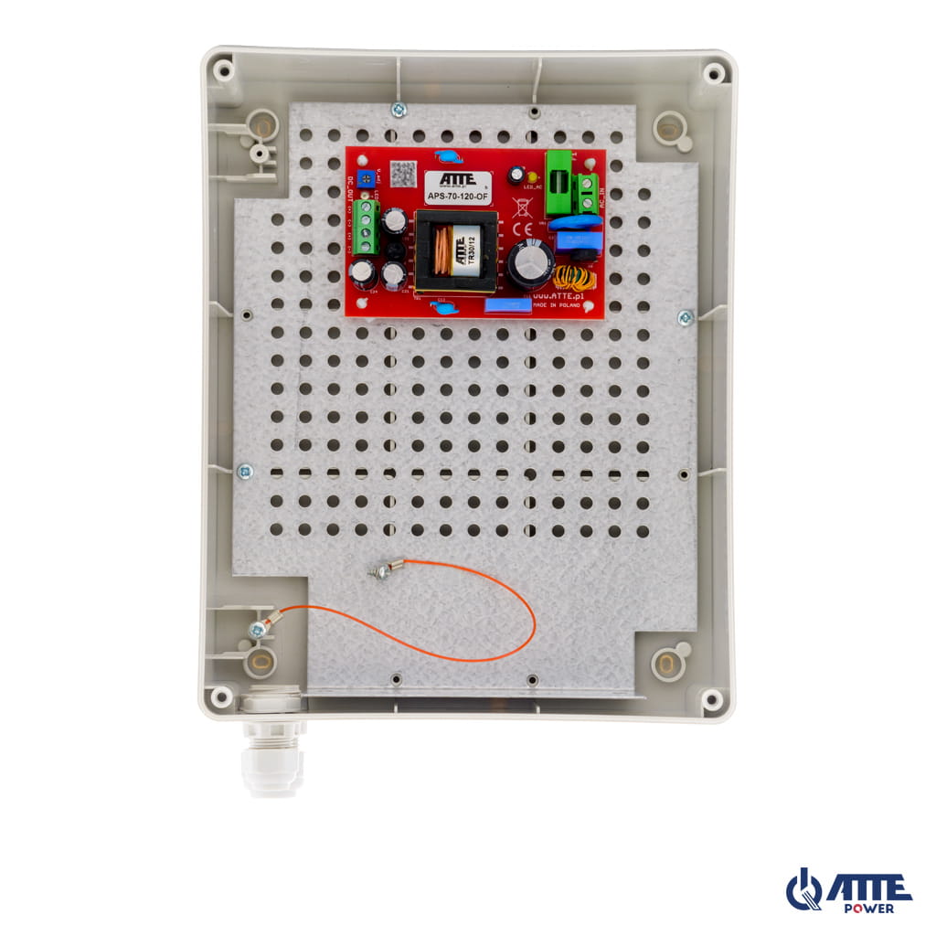 [APS-70-120-L1] ATTE - Alimentation SMPS 12 V / 72 W – coffret extérieur 190 × 240 × 90 mm