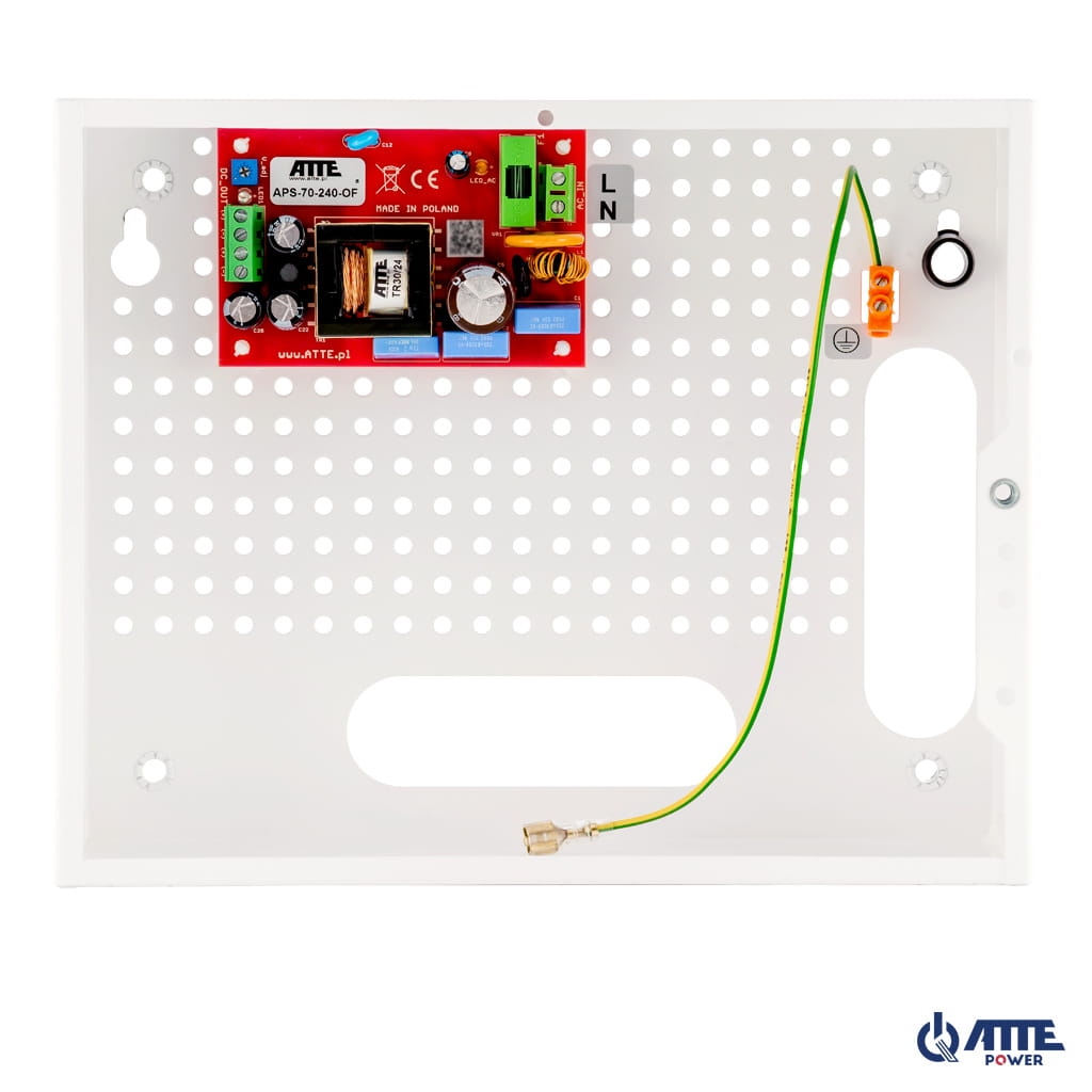 [APS-70-240-E] ATTE - Alimentation SMPS 24 V / 72 W – coffret intérieur 250 × 200 × 85 mm
