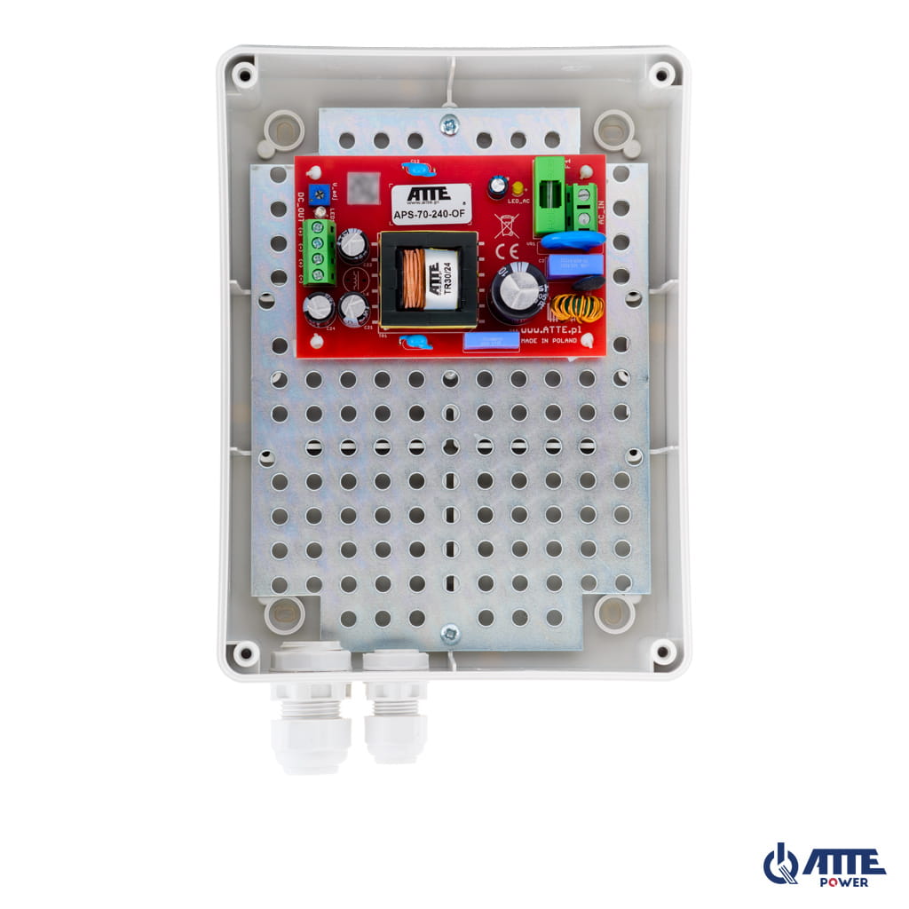 [APS-70-240-M1] ATTE - Alimentation SMPS 24 V / 72 W – coffret extérieur 140 × 190 × 70 mm
