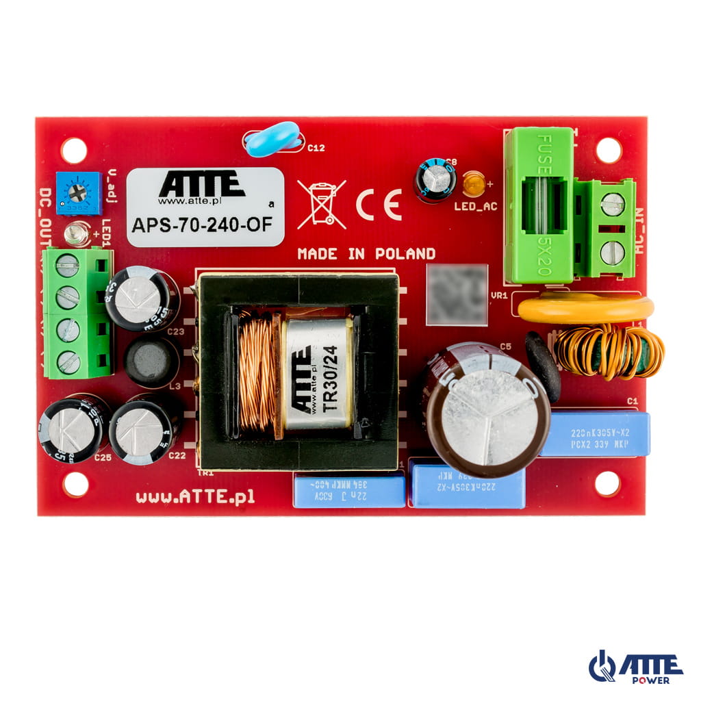 [APS-70-240-OF] ATTE - Alimentation SMPS 24 V / 72 W – module à intégrer
