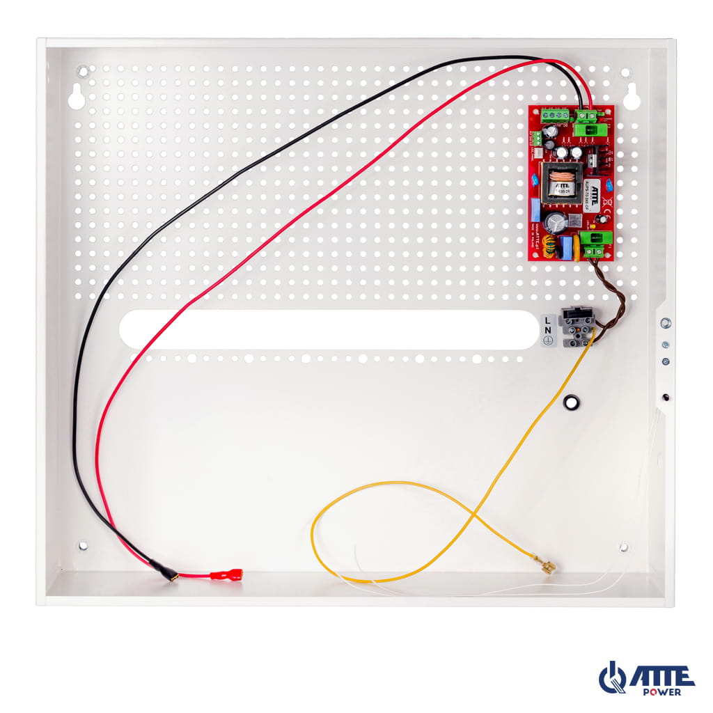 [AUPS-70-240-H] ATTE - Alimentation secourue 24 V / 72 W – coffret intérieur, 2 batteries 18 Ah