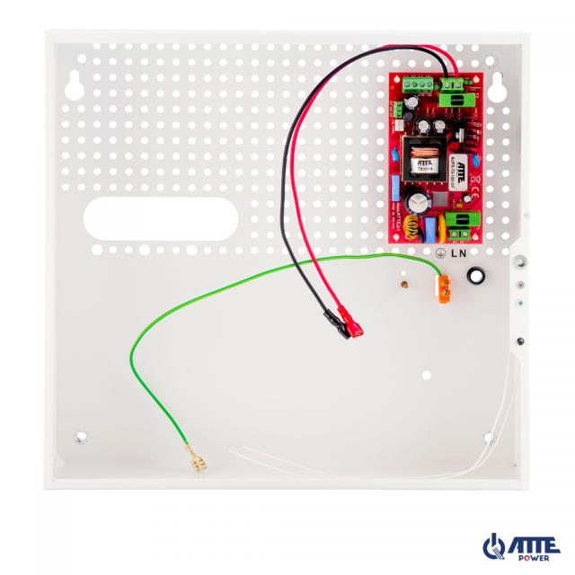 [AUPS-100-120-F] ATTE - Alimentation secourue 12 V / 100 W – coffret intérieur, batterie 18 Ah