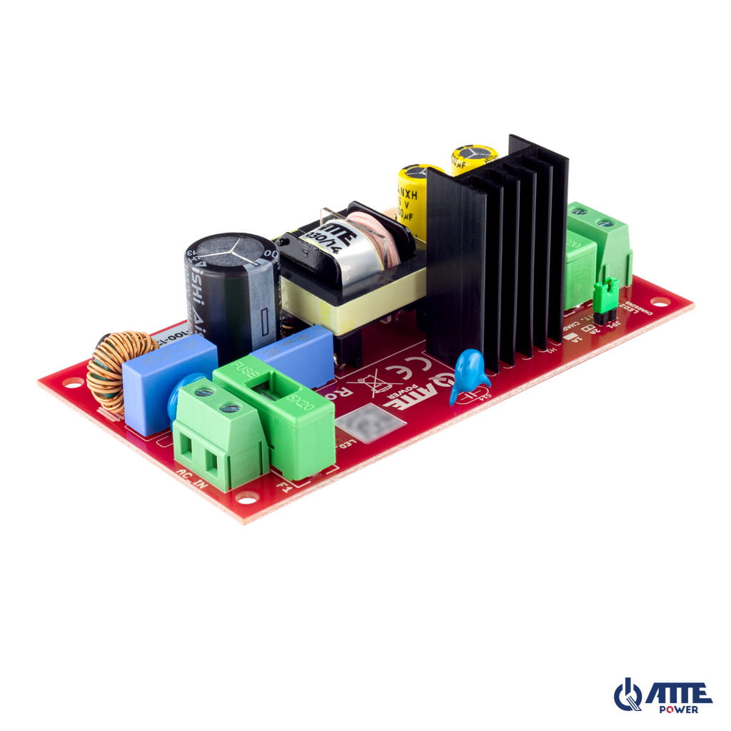 [AUPS-100-122-OF] ATTE - Alimentation secourue 14,4 V / 100 W – module à intégrer, charge 6 A
