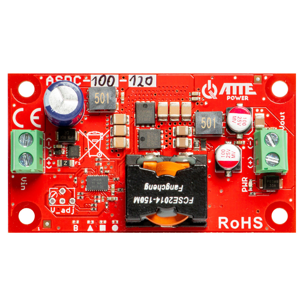 [ASDC-100-120-OF] ATTE - Convertisseur DC/DC abaisseur 12 V – 100 W